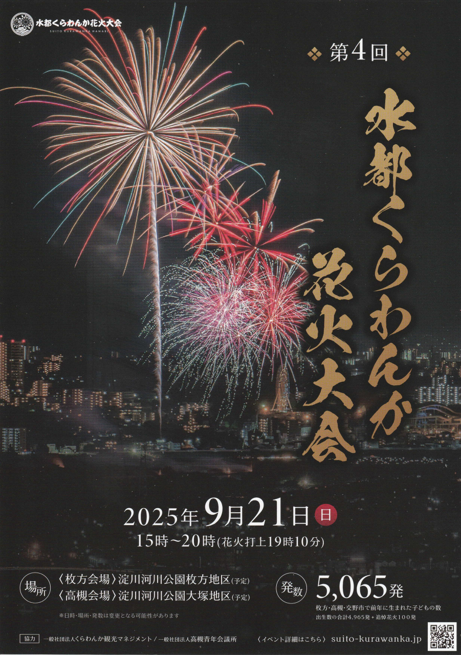 第4回 水都くらわんか花火大会